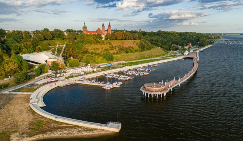 Nabrzeże Wiślane w Płocku, fot. Urząd Miasta w Płocku