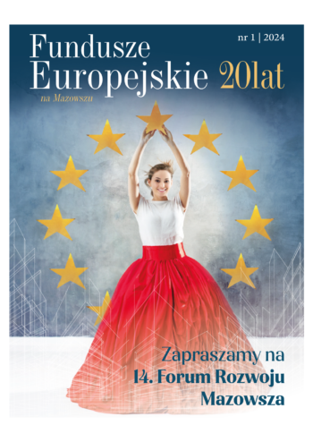 okładka magazynu Fundusze Europejskie na Mazowszu, nr 1/2024