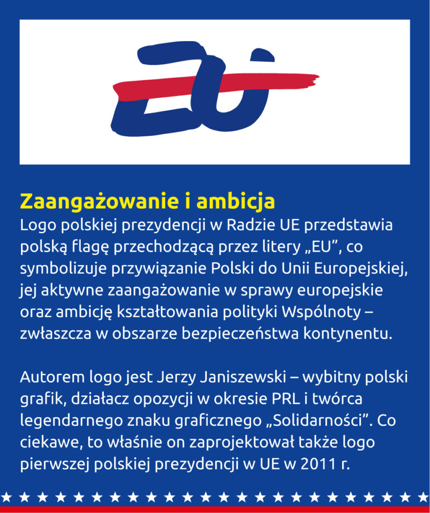 logo polskiej prezydencji w Unii Europejskiej