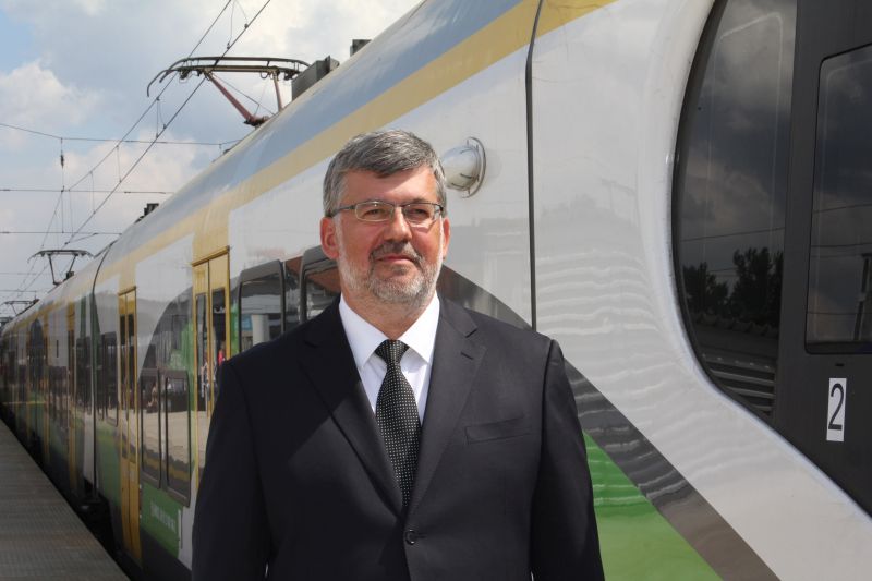 Robert Stępień, prezes zarządu, dyrektor generalny Kolei Mazowieckich, fot. Koleje Mazowieckie