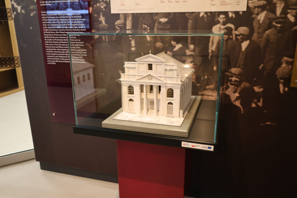 Model Wielkiej Synagogi w Płońsku autorstwa Zdzisława Leszczyńskiego, fot. Gabriela Nowak-Dąbrowska
