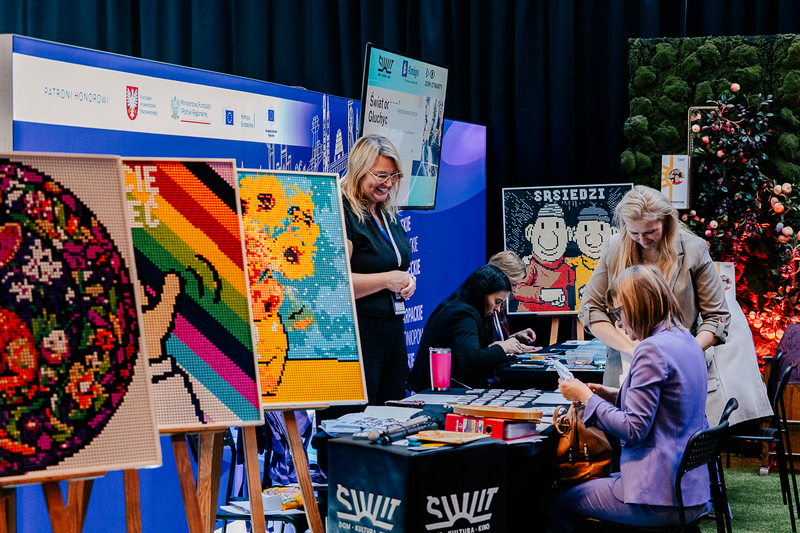 Stoisko Domu Kultury Świt w Warszawie, fot. Agata Krzysztofik