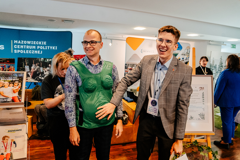 Stoisko Mazowieckiego Centrum Polityki Społecznej, fot. Agata Krzysztofik