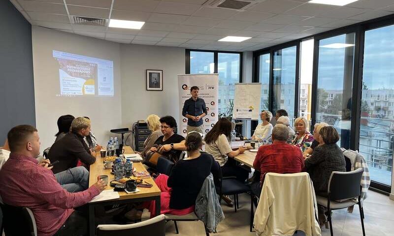 Zespół animatorów stara się być zawsze tam, gdzie rodzi się ciekawa, rokująca inicjatywa społeczna