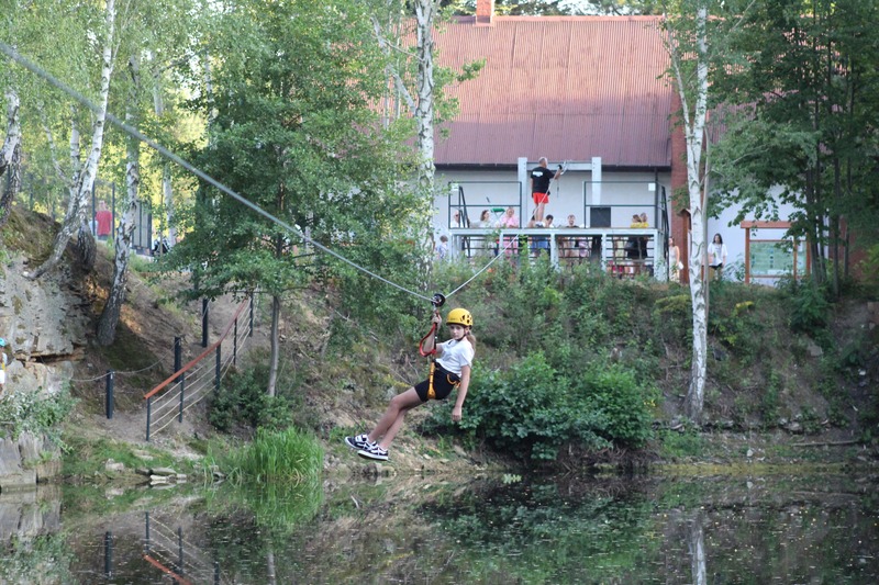 Tyrolka w Kamieniołomie „Podkowiński” w Szydłowcu, fot. Urząd Miejski w Szydłowcu