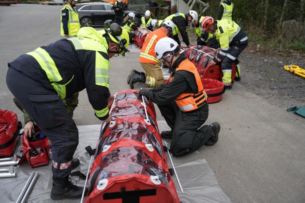 Ćwiczenia Rescue Borealis we wrześniu/październiku 2025 r. w okolicach Oulu w Finlandii, fot. fot. European Union, 2025, na licencji CC BY 4.0