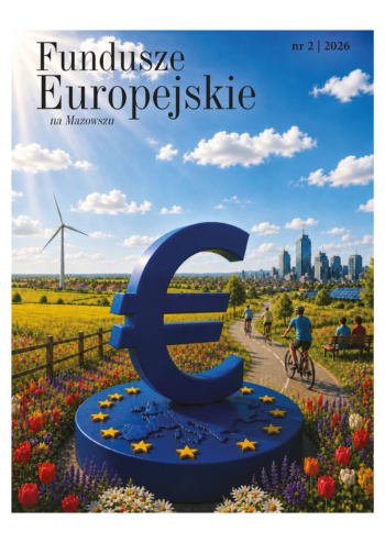 okładka magazynu "Fundusze Europejskie na Mazowszu", nr 2/2026
